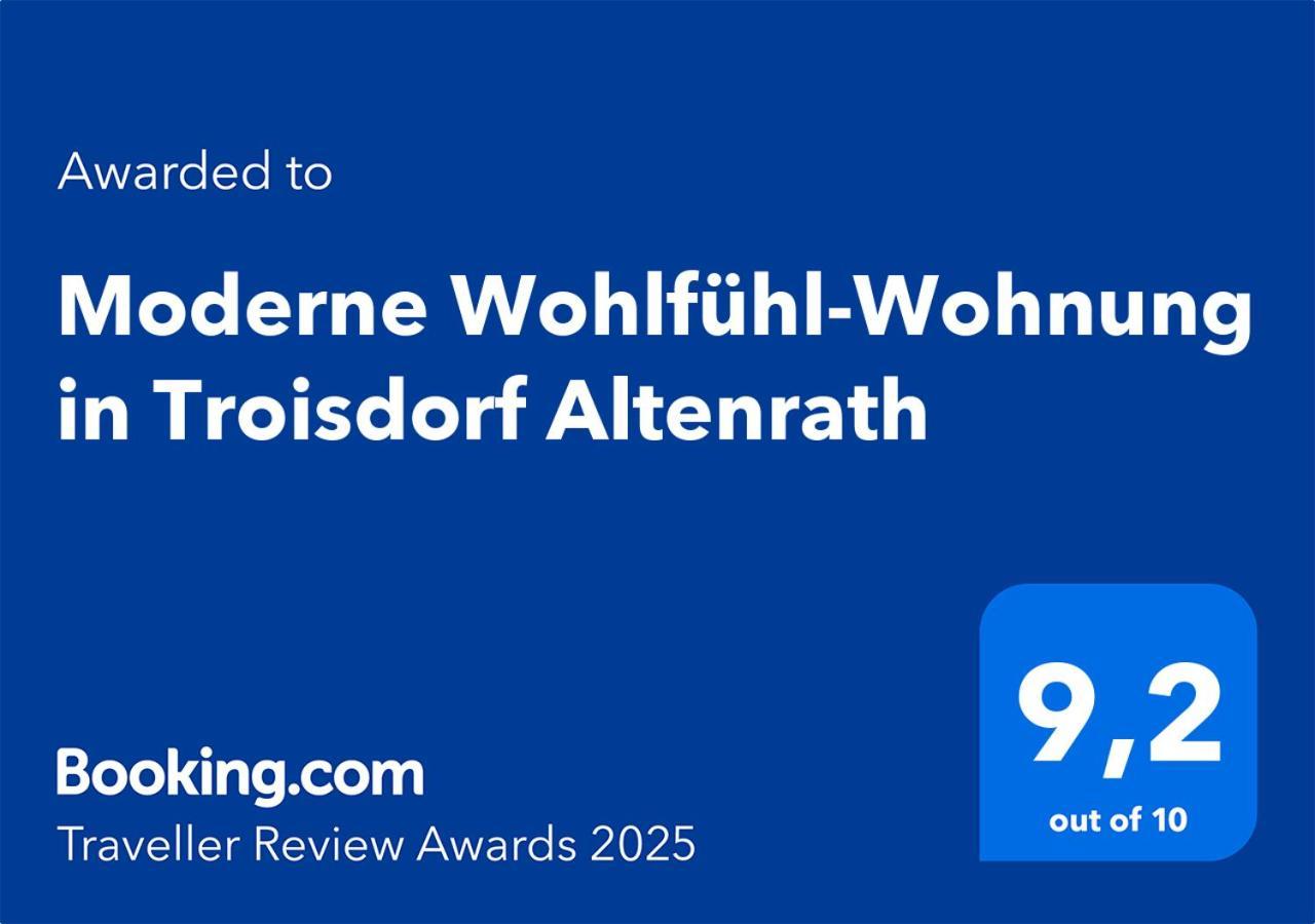 Moderne Wohlfuehl-Wohnung In Troisdorf Altenrath Exterior foto